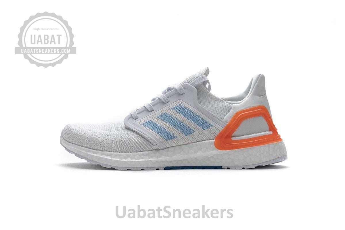 EG0768 adidas Ultra BOOST 20 Primeblue White Blue Orange