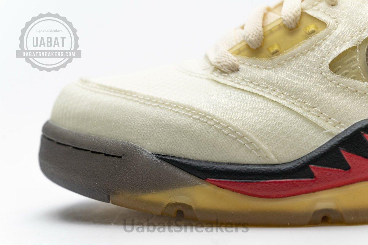 DH8565-100 OFF White x Air Jordan 5 Retro SP Sail - Image 12