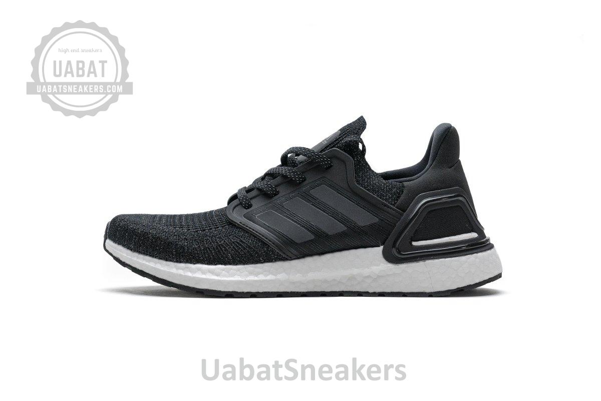 EG0708 adidas Ultra BOOST 20 Black Grey Reflective