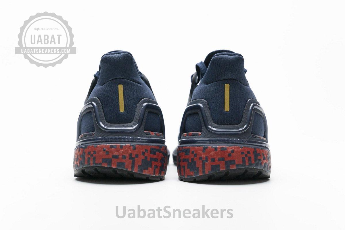FY3451 adidas Ultra BOOST 20 CONSORTIUM Dark Blue Red Real Boost - Image 7