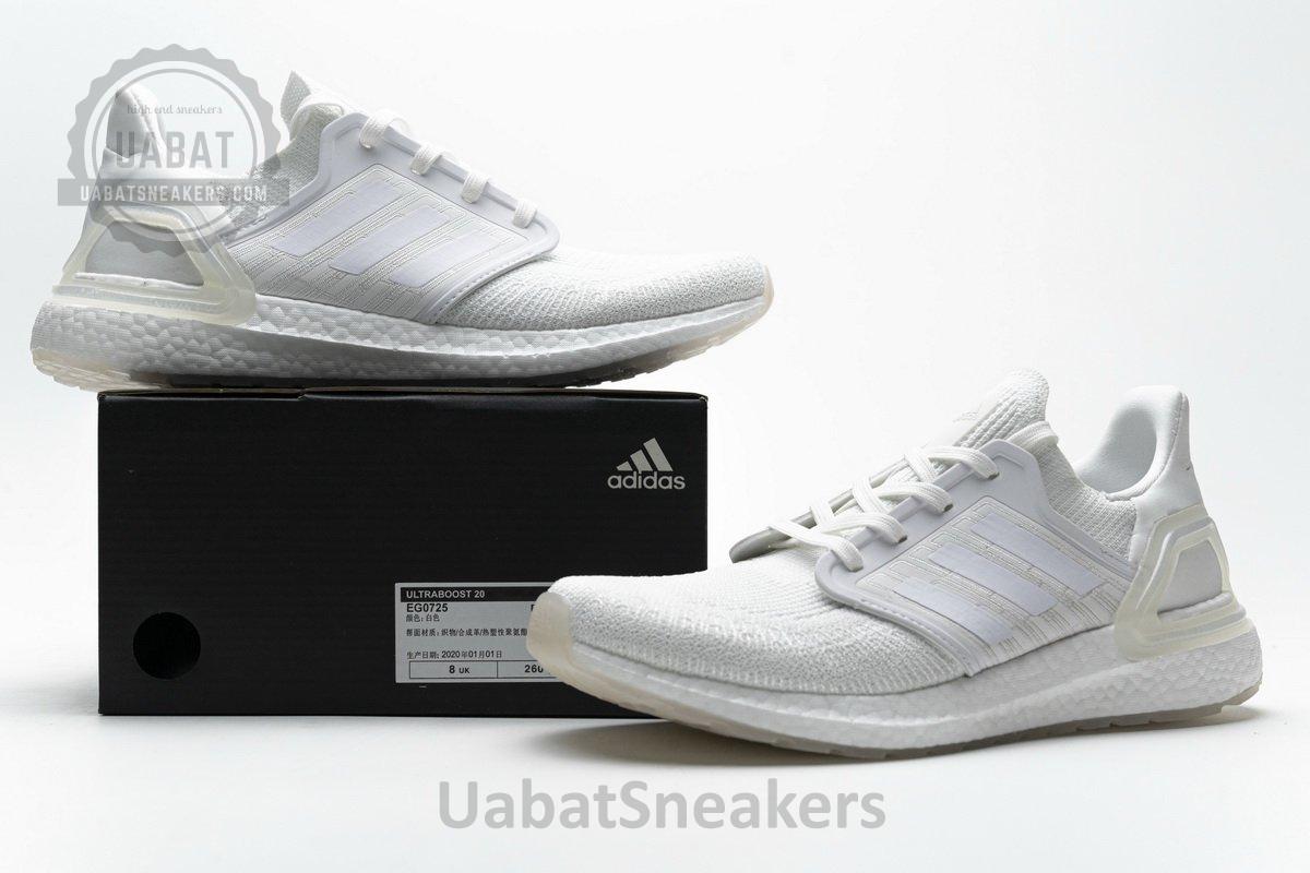 EG0725 adidas Ultra BOOST 20 White - Image 4