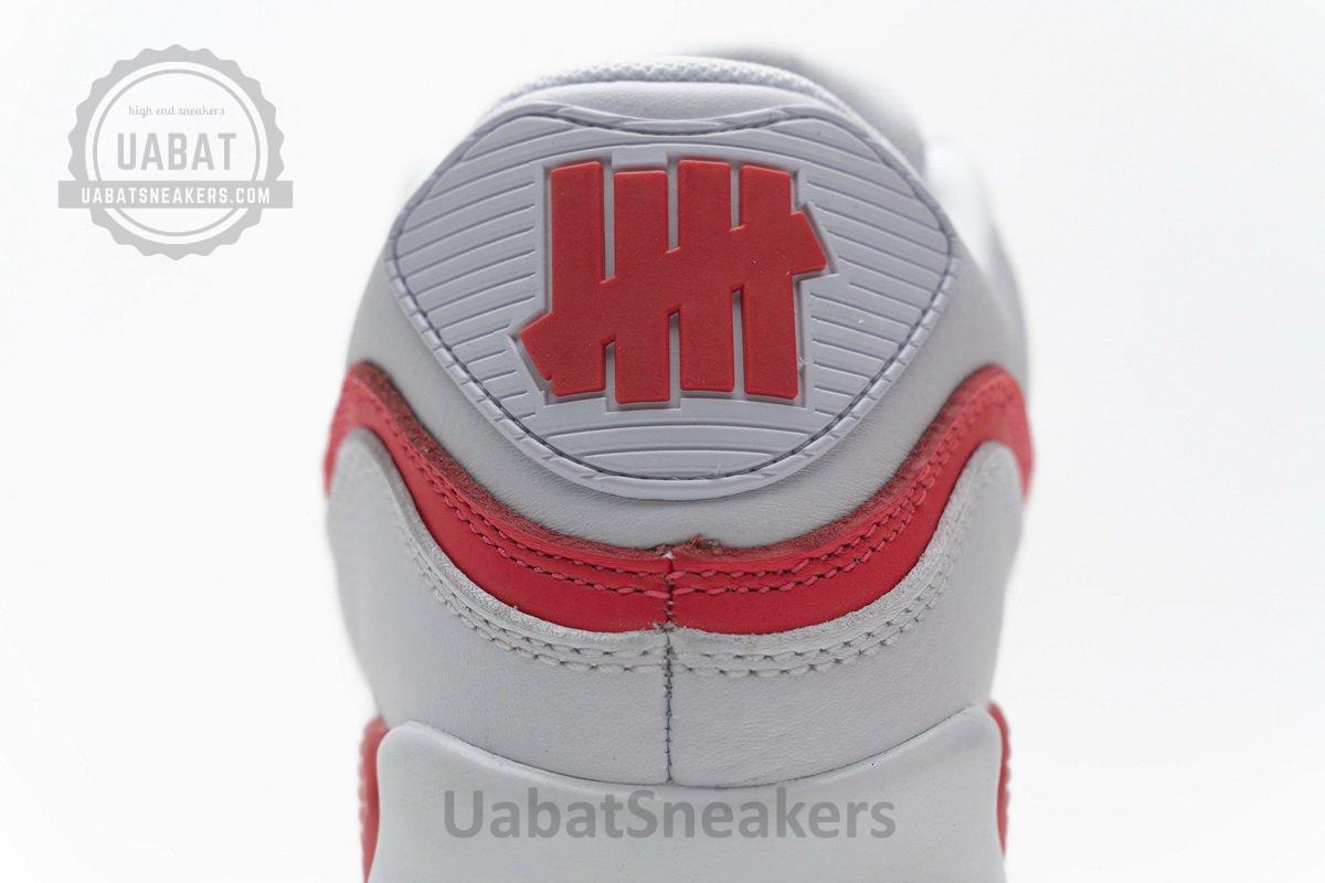 CJ7197-103 Undefeated x Nike Air Max 90 White Red - Image 15