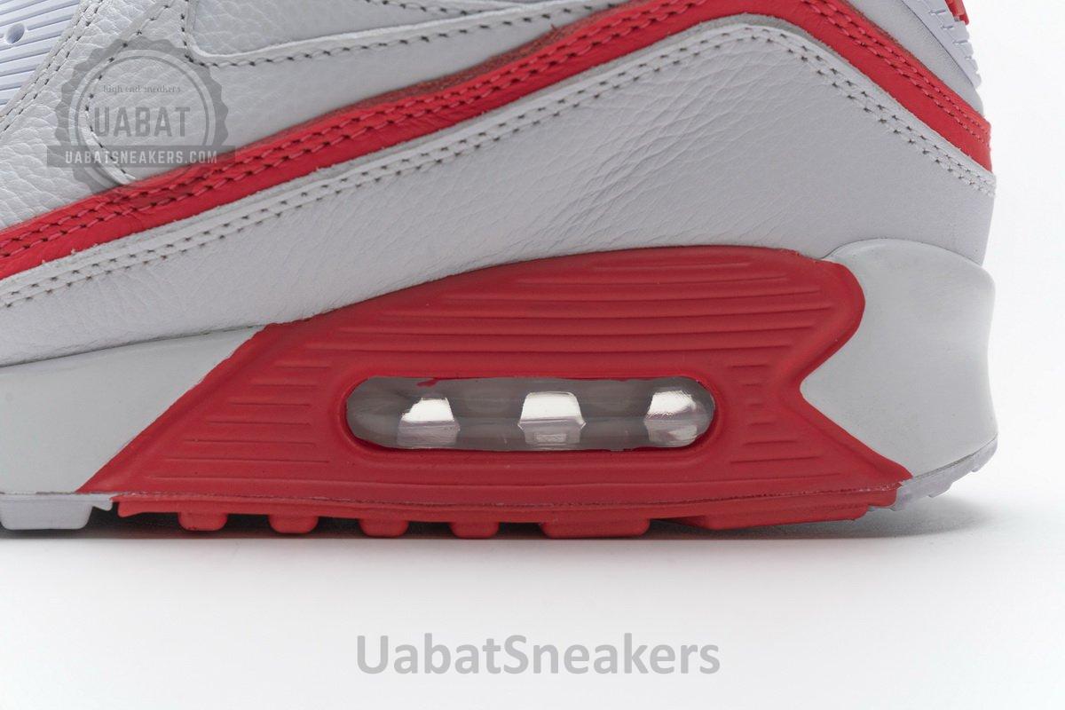CJ7197-103 Undefeated x Nike Air Max 90 White Red - Image 16