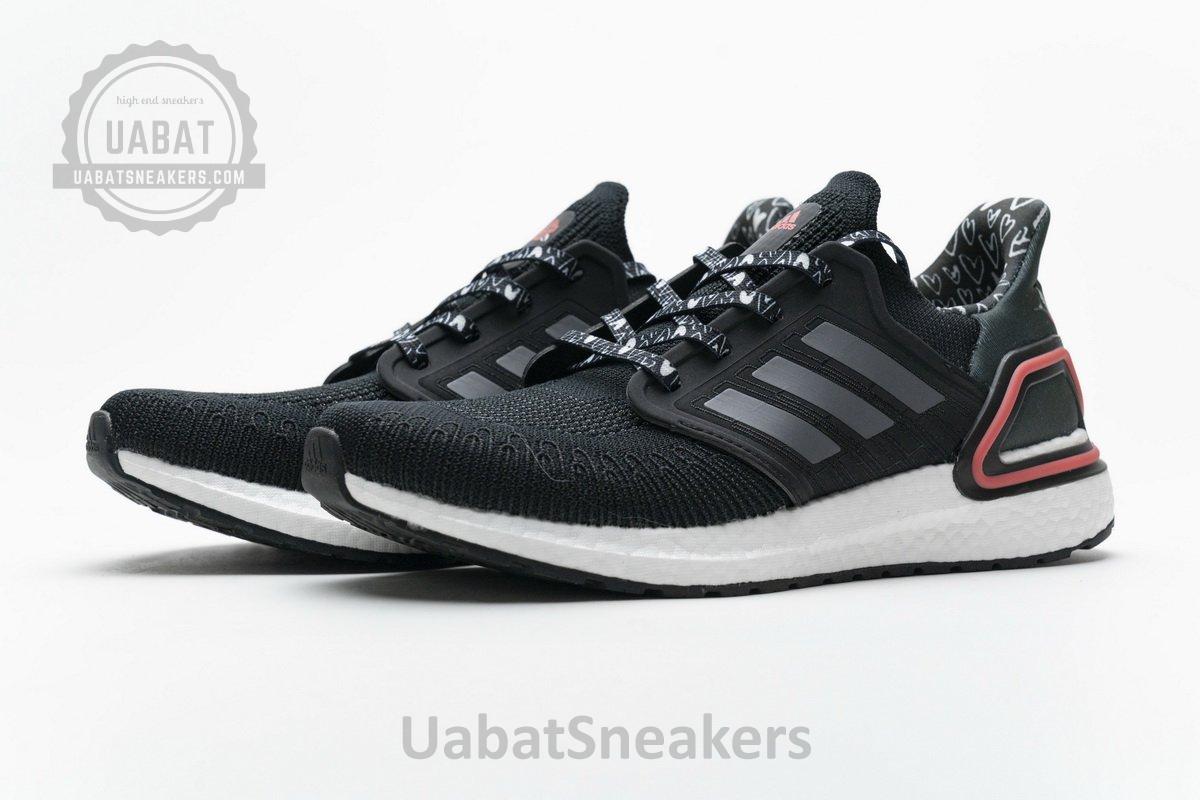 FX8895 adidas Ultra BOOST 20 Black White Red - Image 6