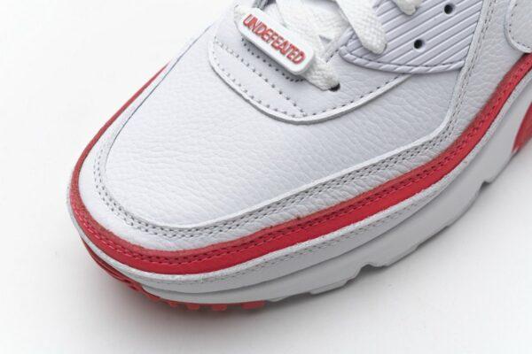 CJ7197-103 Undefeated x Nike Air Max 90 White Red - Image 9