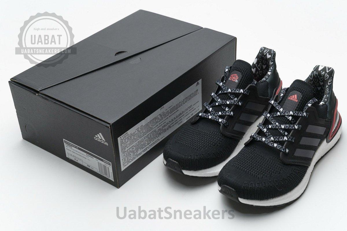 FX8895 adidas Ultra BOOST 20 Black White Red - Image 2