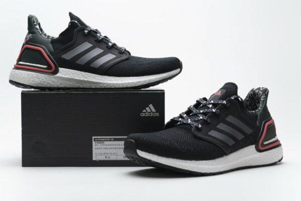 FX8895 adidas Ultra BOOST 20 Black White Red - Image 3