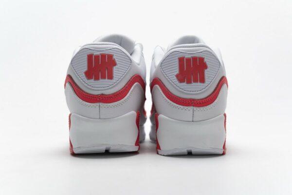 CJ7197-103 Undefeated x Nike Air Max 90 White Red - Image 5