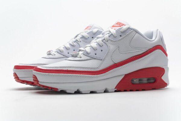 CJ7197-103 Undefeated x Nike Air Max 90 White Red - Image 6