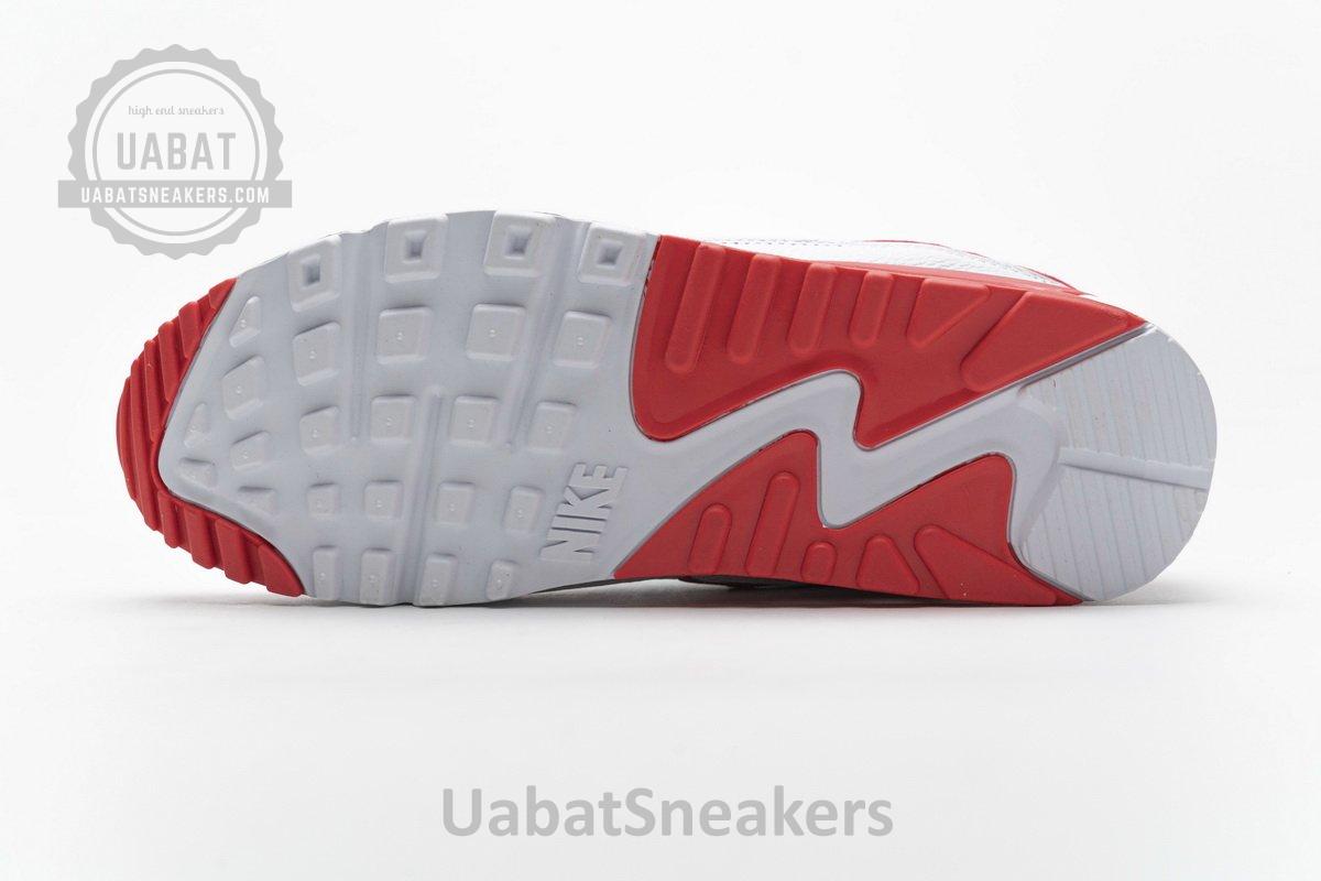 CJ7197-103 Undefeated x Nike Air Max 90 White Red - Image 11