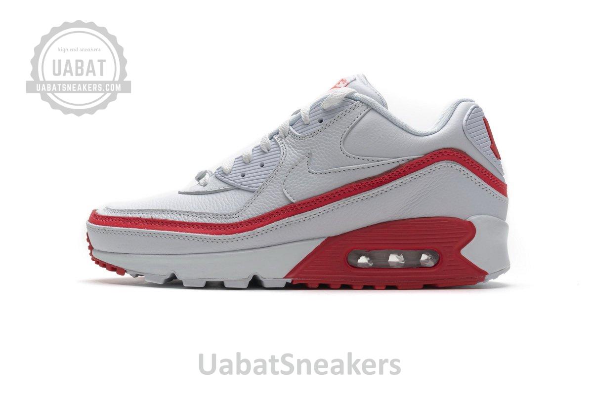 CJ7197-103 Undefeated x Nike Air Max 90 White Red - Image 13