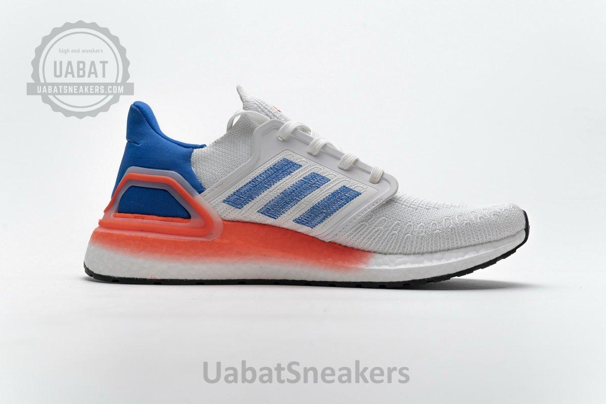 FY3453 adidas Ultra BOOST 20 White Blue - Image 15