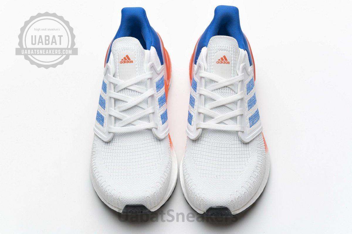 FY3453 adidas Ultra BOOST 20 White Blue - Image 5