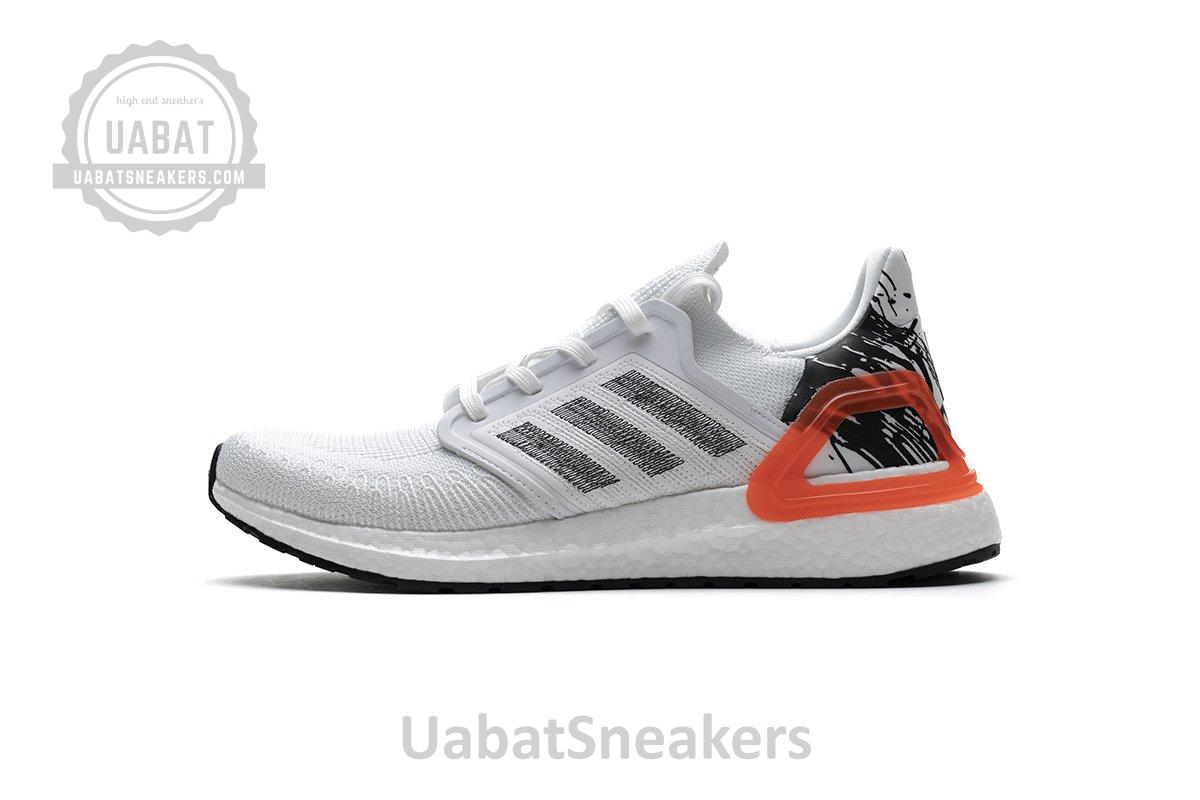 EG0699 adidas Ultra BOOST 20 Splatter White Black