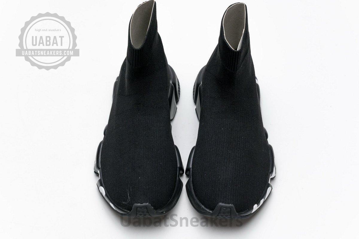 Balenciaga Stretch Mesh High Top Sneaker All Black - Image 4