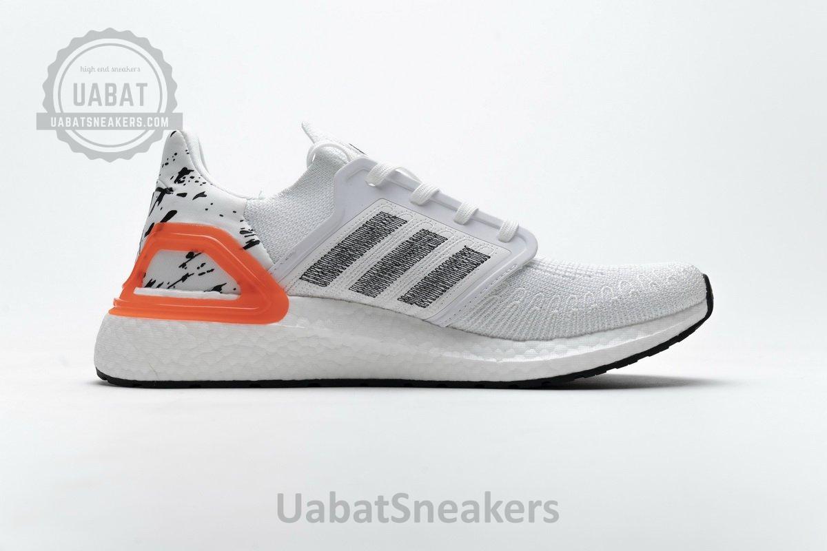 EG0699 adidas Ultra BOOST 20 Splatter White Black - Image 14