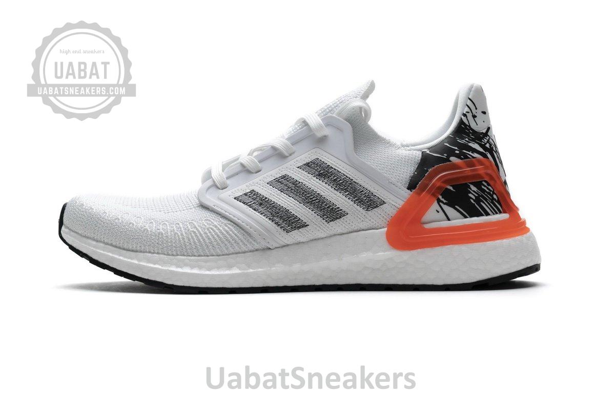 EG0699 adidas Ultra BOOST 20 Splatter White Black - Image 15