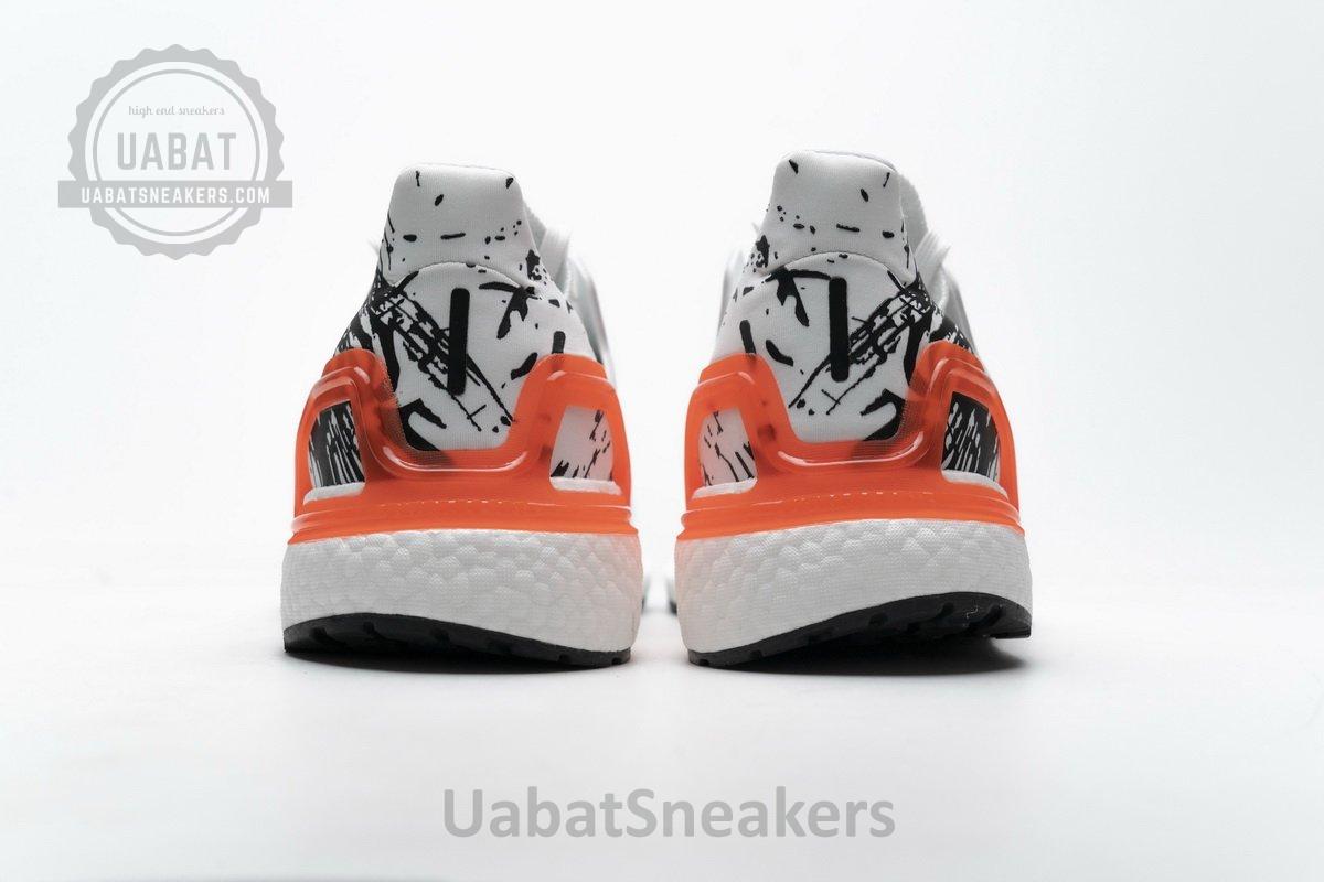 EG0699 adidas Ultra BOOST 20 Splatter White Black - Image 7