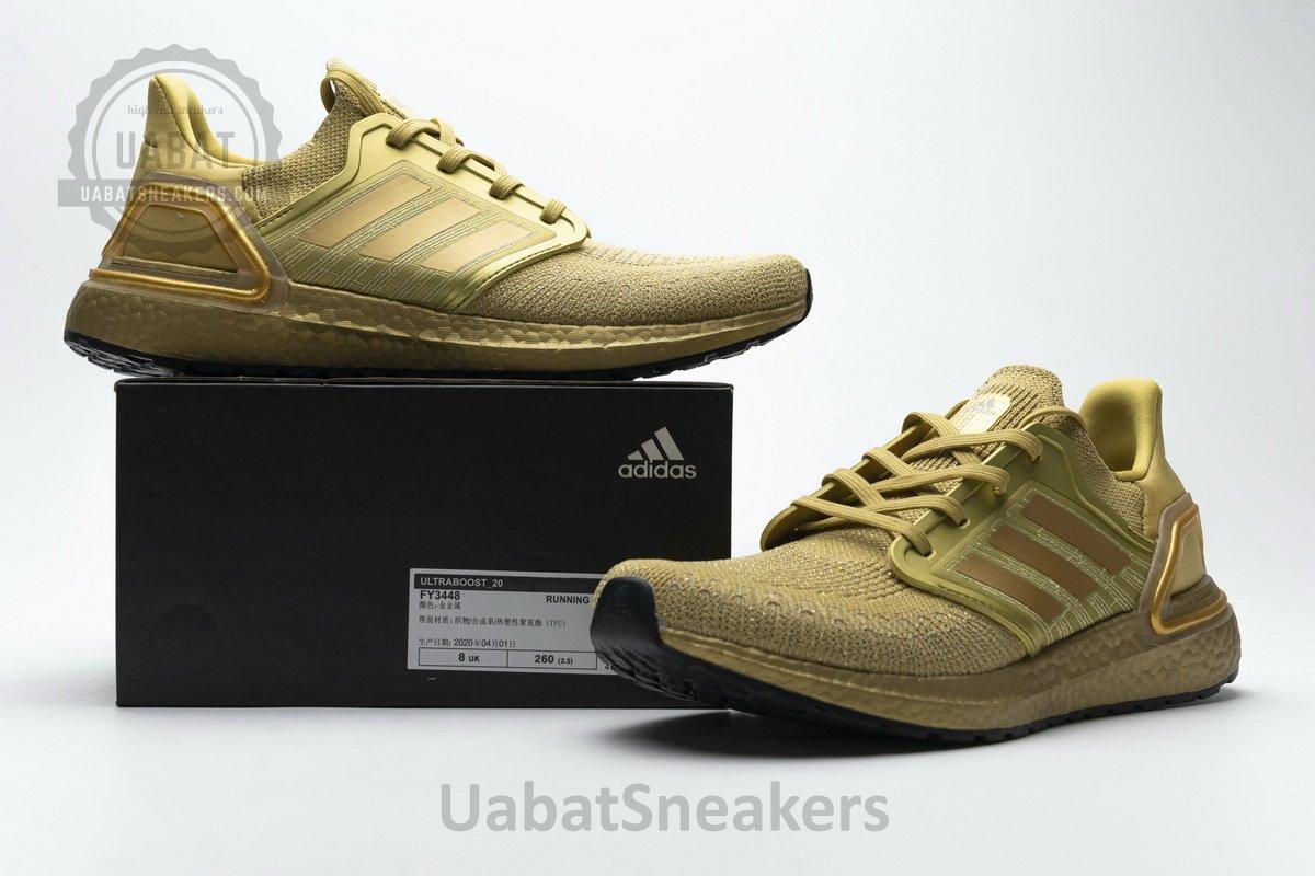 FY3448 Adidas Ultra BOOST 20 CONSORTIUM Gold - Image 3