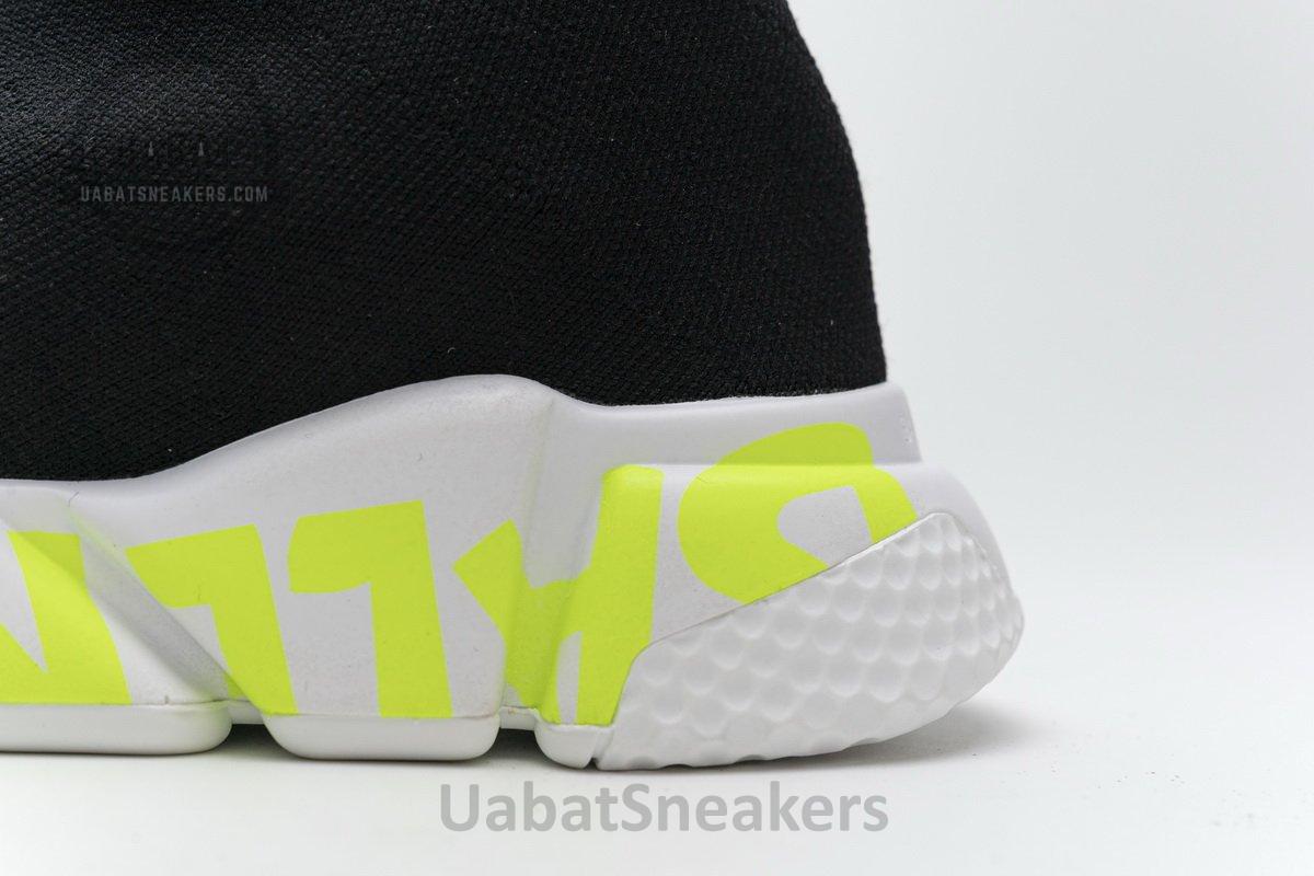 Balenciaga Stretch Mesh High Top Sneaker Black White - Image 10