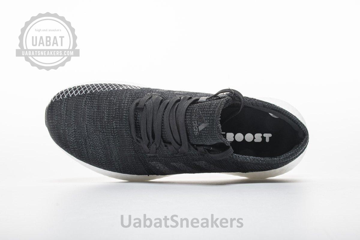 Adidas Pure Boost GO "Core Black/Grey/Grey" AH2319 - Image 8