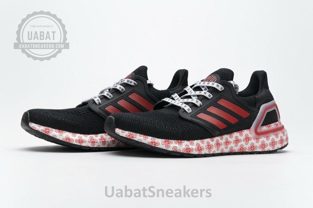 FX8886 adidas Ultra BOOST 20 CONSORTIUM Black Red Real Boost - Image 6