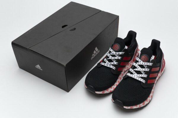 FX8886 adidas Ultra BOOST 20 CONSORTIUM Black Red Real Boost - Image 3
