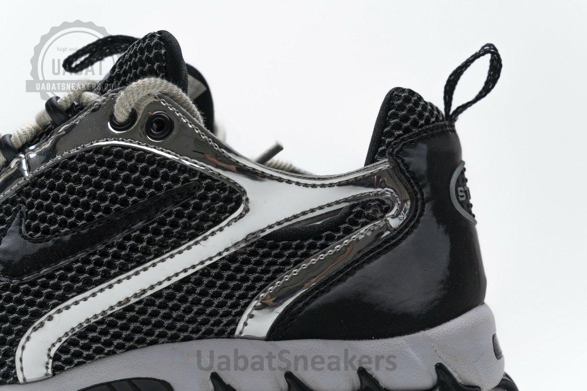 CU1854-001 Stussy x Nike Air Zoom Spiridon Cage 2 Black Silver - Image 17
