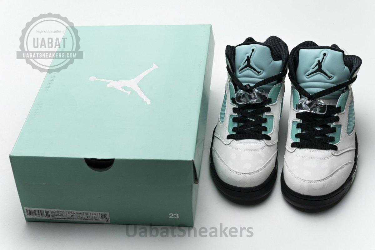 CN2932-100 Air Jordan 5 Retro "Island Green" - Image 3