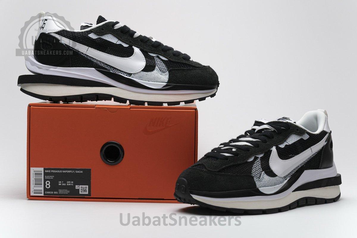CI9928-001 Sacai x Nike Pegasua Vaporfly Black White - Image 3