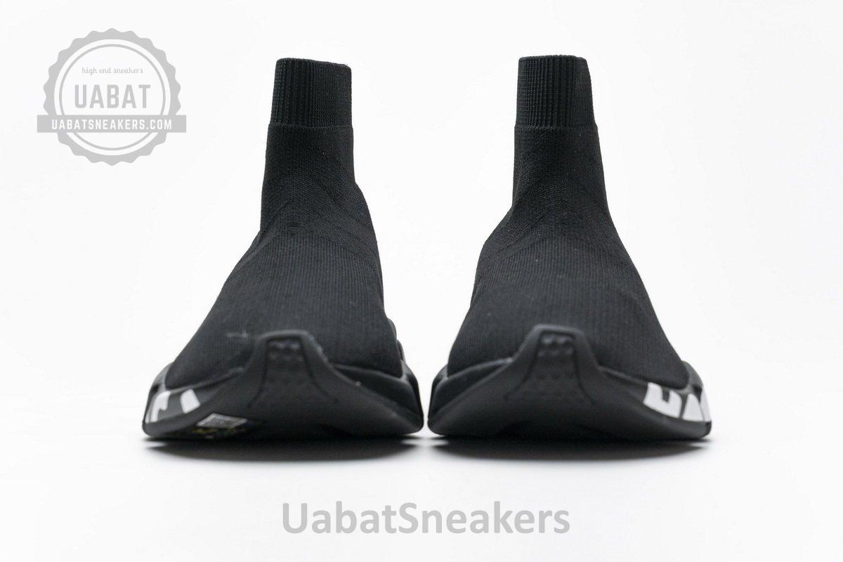 Balenciaga Stretch Mesh High Top Sneaker All Black - Image 5