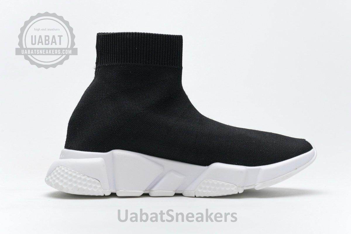 Balenciaga Stretch Mesh High Top Sneaker Black White - Image 14