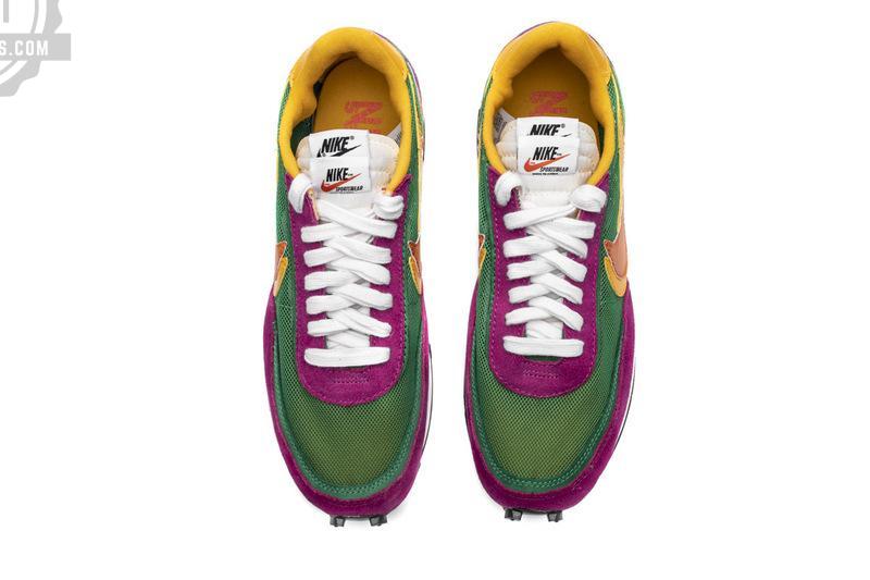 Sacai x Nike LDWaffle GreenPinkOrange BV0073-301 - Image 6