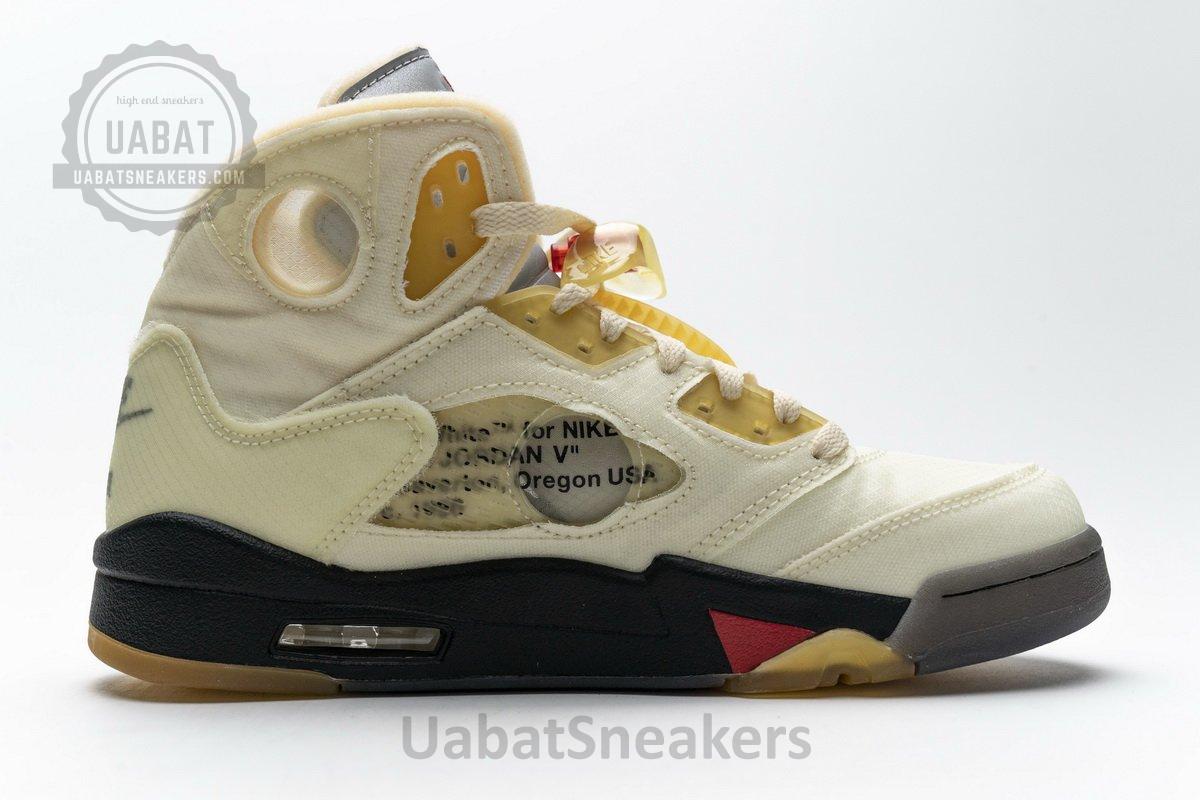 DH8565-100 OFF White x Air Jordan 5 Retro SP Sail - Image 16
