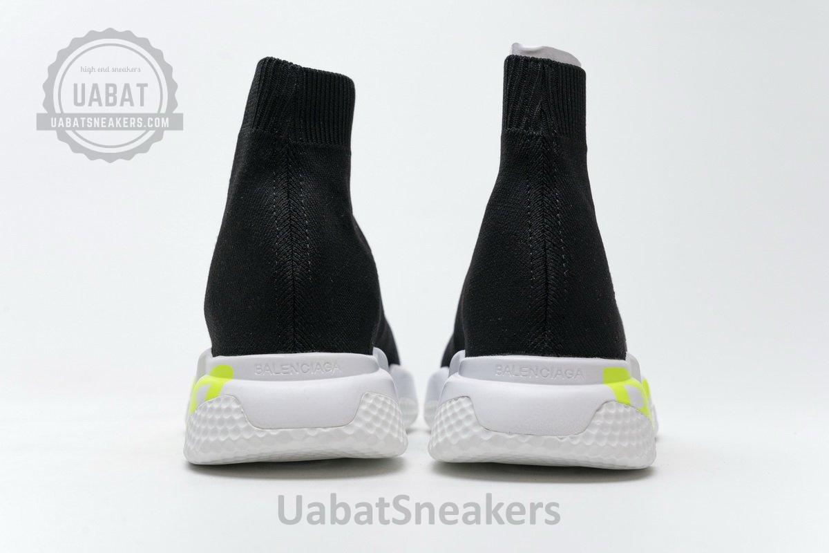 Balenciaga Stretch Mesh High Top Sneaker Black White - Image 7