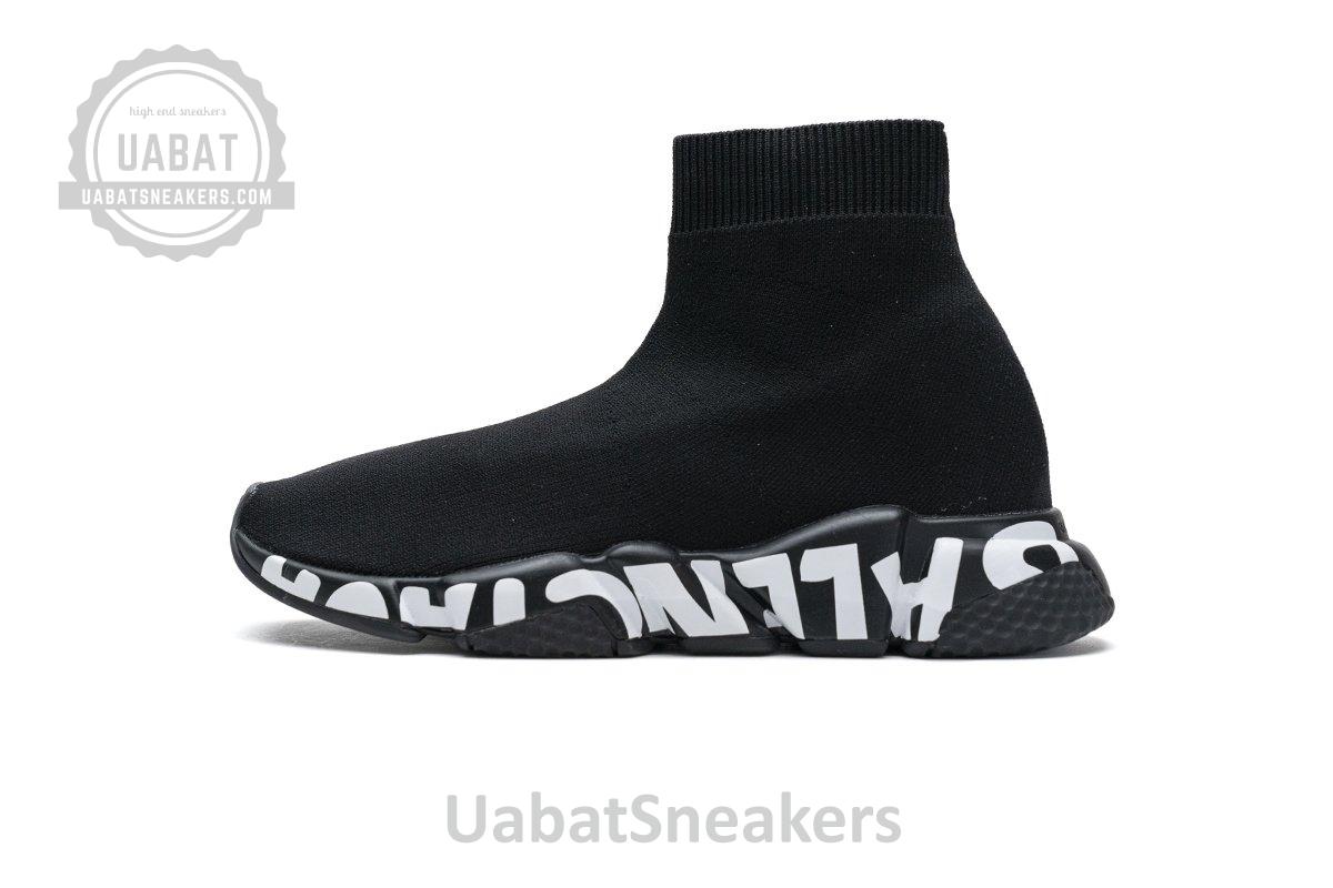 Balenciaga Stretch Mesh High Top Sneaker All Black