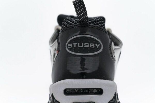 CU1854-001 Stussy x Nike Air Zoom Spiridon Cage 2 Black Silver - Image 15