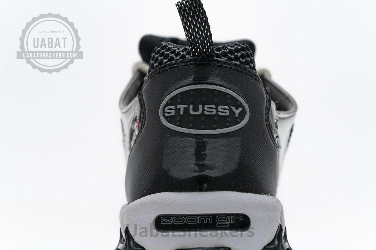 CU1854-001 Stussy x Nike Air Zoom Spiridon Cage 2 Black Silver - Image 15