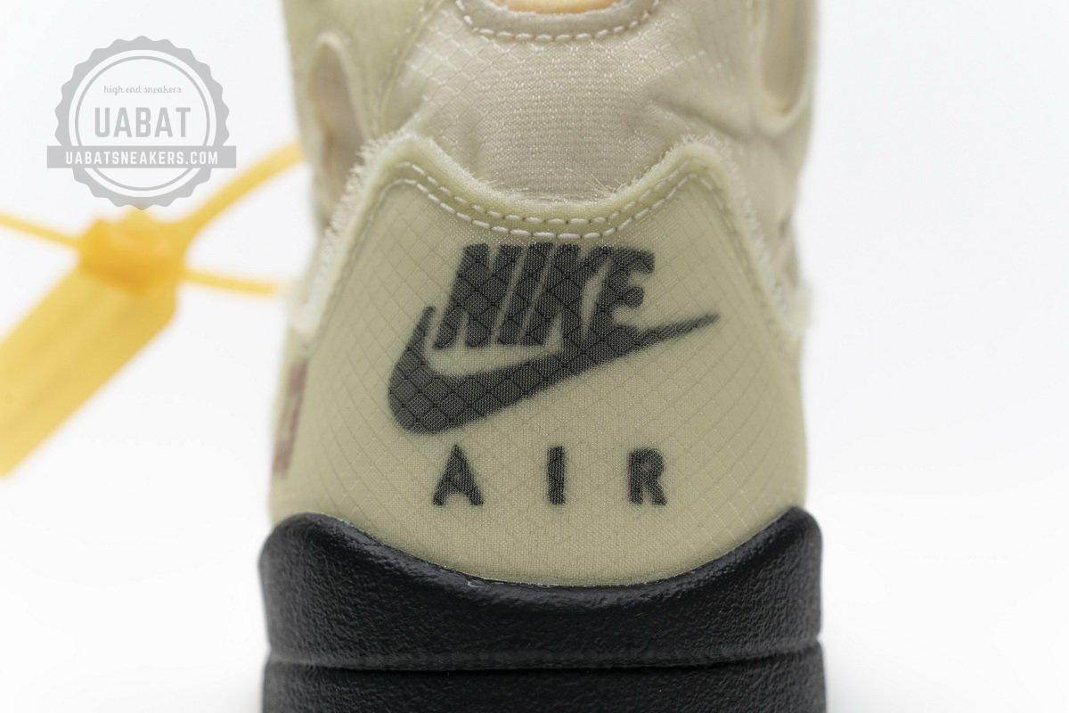 DH8565-100 OFF White x Air Jordan 5 Retro SP Sail - Image 8