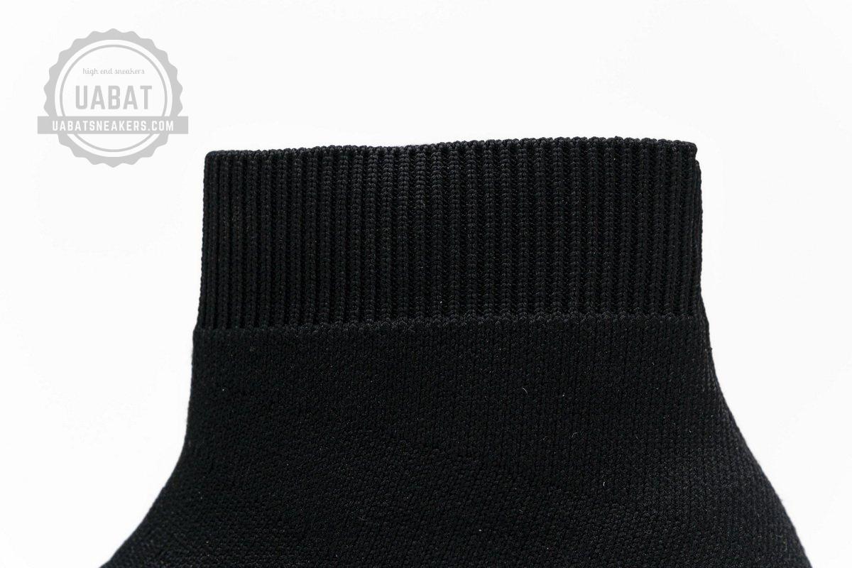 Balenciaga Stretch Mesh High Top Sneaker All Black - Image 9