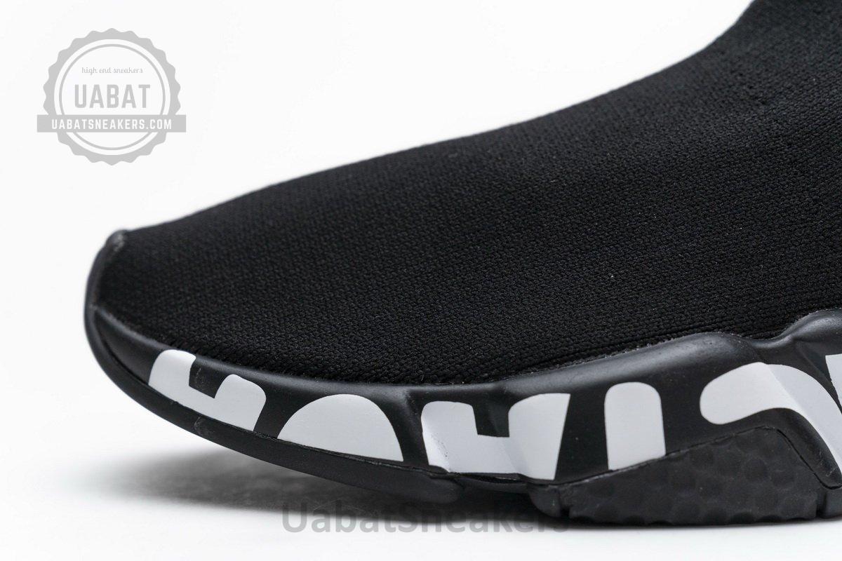 Balenciaga Stretch Mesh High Top Sneaker All Black - Image 12