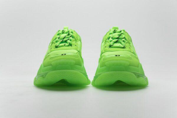 544351 W09O1 3802 Balenciaga Triple S Fluorescent Green - Image 5