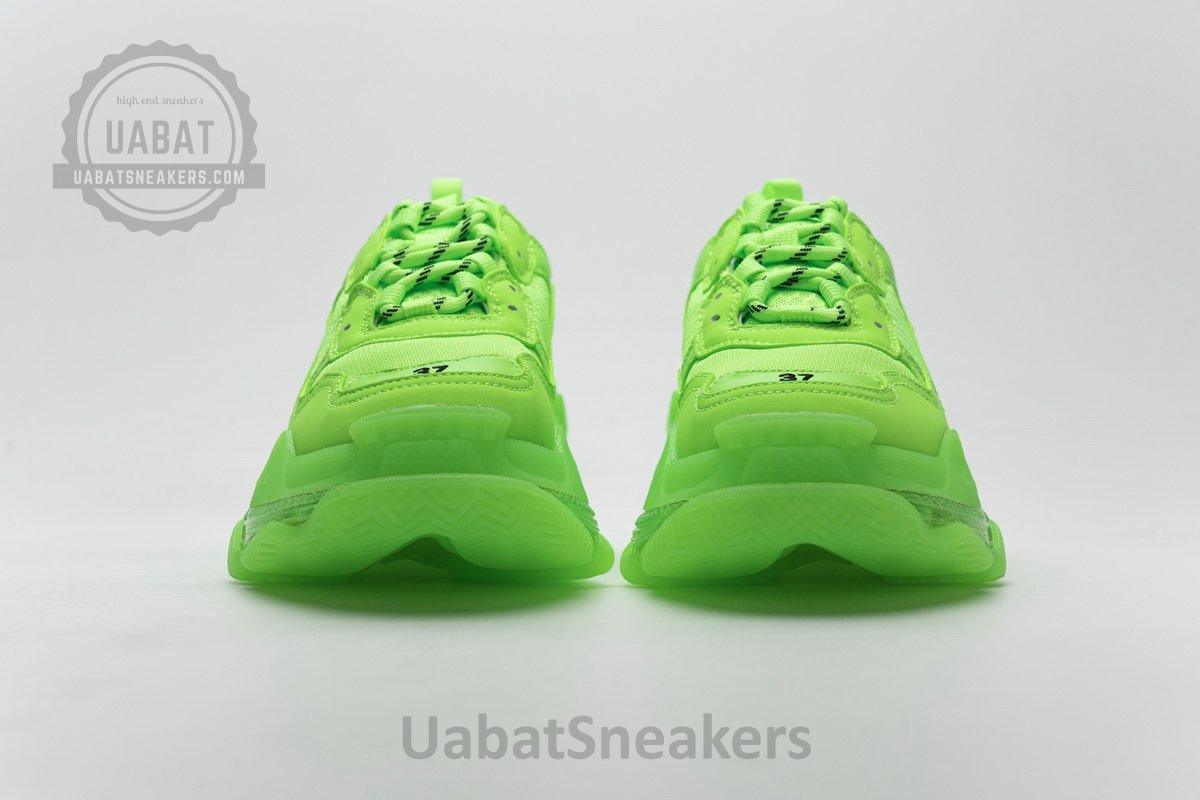 544351 W09O1 3802 Balenciaga Triple S Fluorescent Green - Image 5