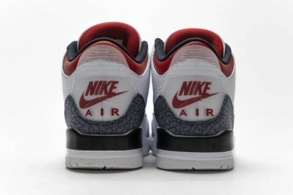 CZ6431-100 Air Jordan 3 Retro Fire Red Denim - Image 7