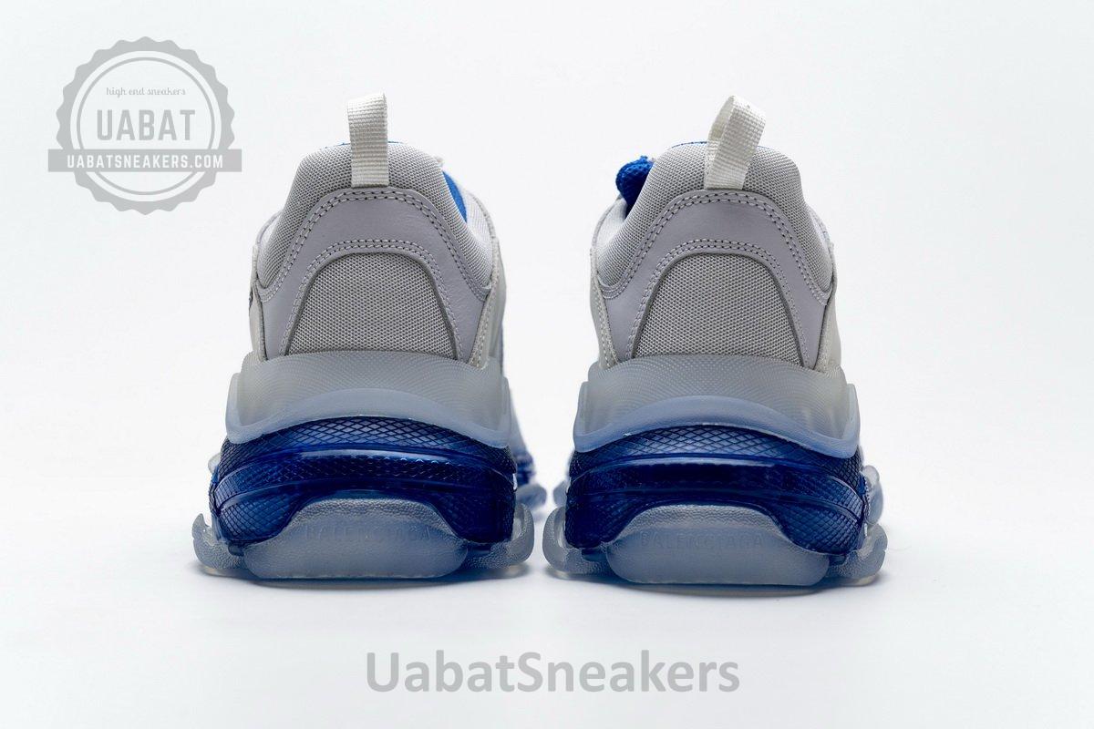 541624 W09E1 1772 Balenciaga Triple S White Blue - Image 7