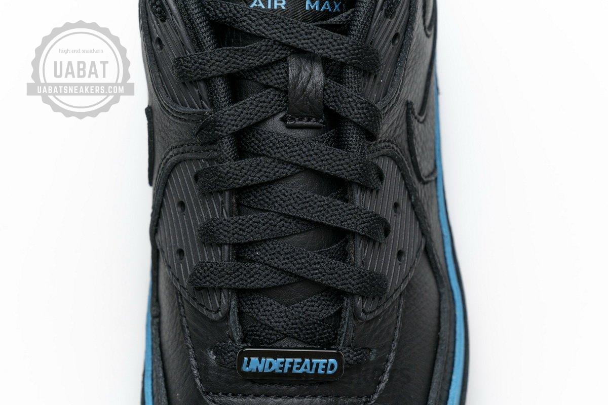 CJ7197-002 Undefeated x Nike Air Max 90 Black Blue Fury - Image 10