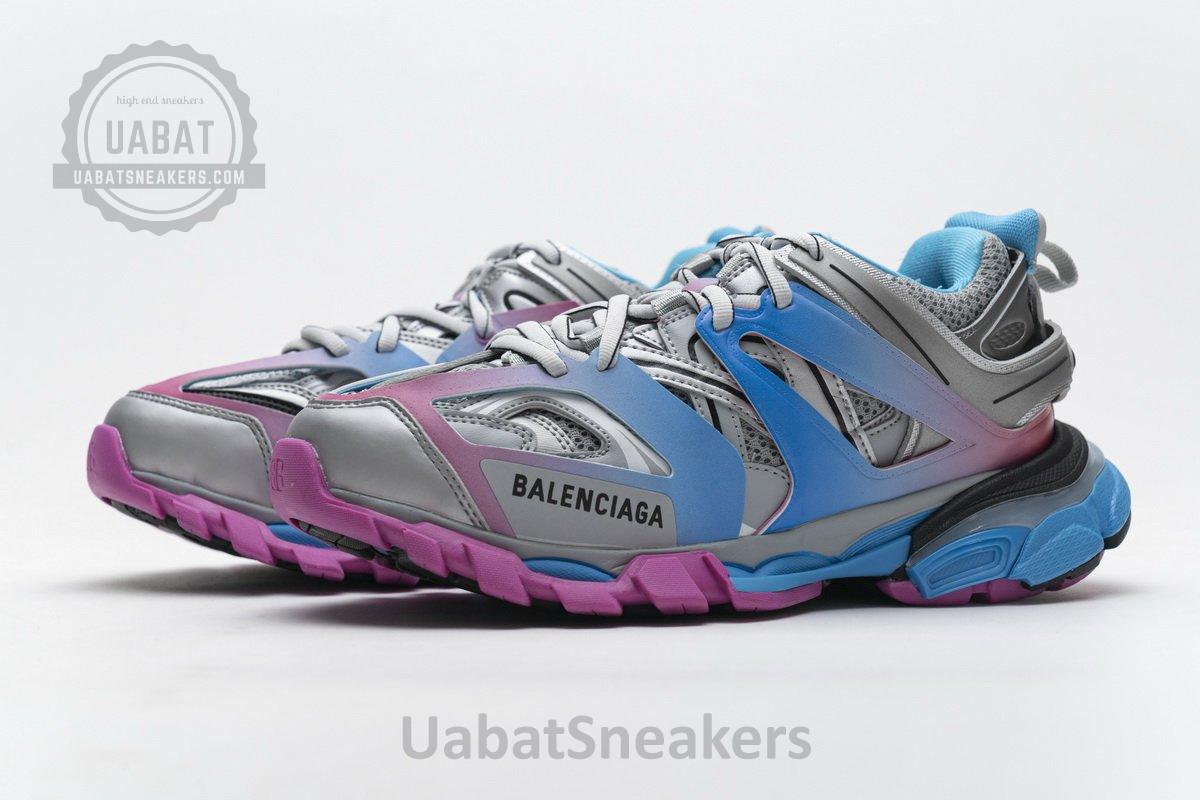 542436 W1GC1 4051 Balenciaga Tess S.Blue Pink Silver - Image 6
