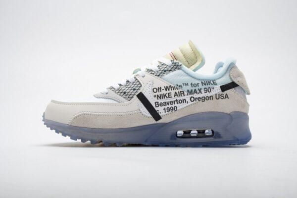 AA7293-100 Off-White x Nike Air Max 90 “All White” - Image 2