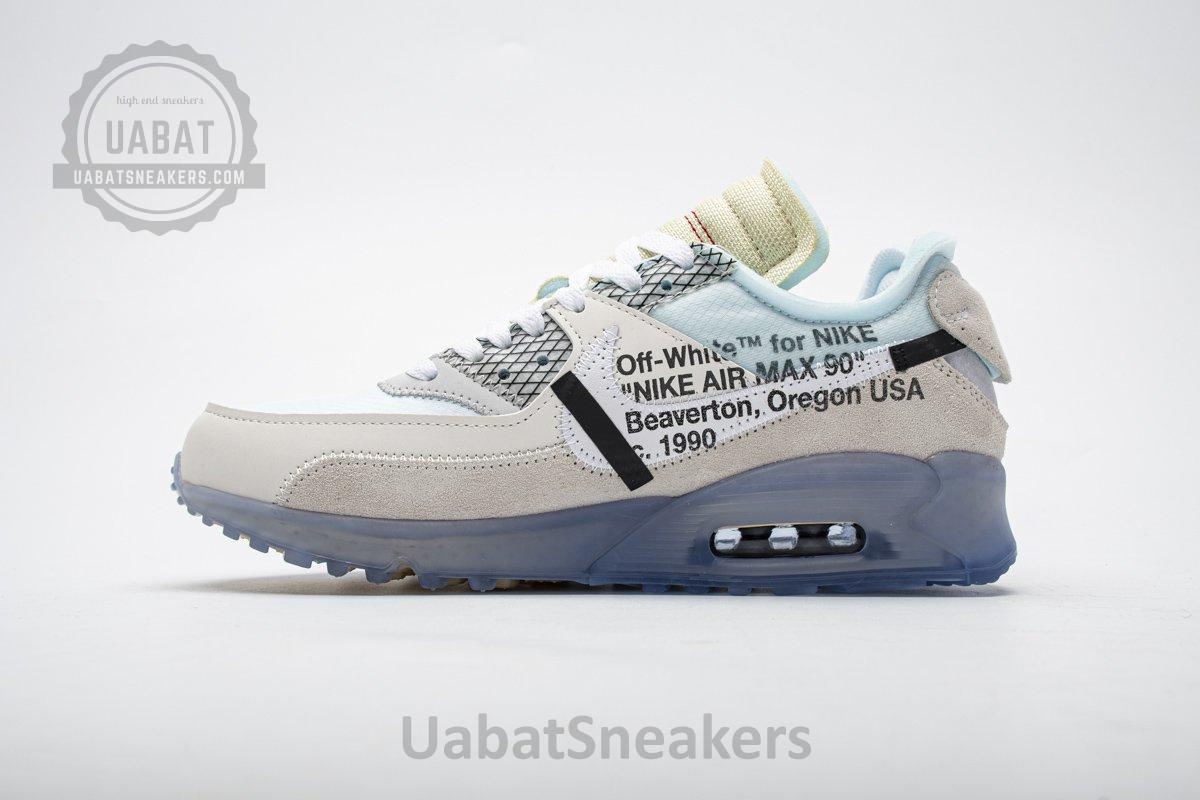 AA7293-100 Off-White x Nike Air Max 90 “All White” - Image 2