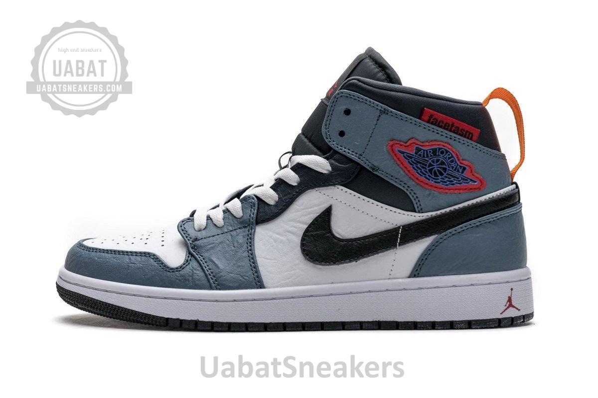 CU2802-100 Air Jordan 1 Mid Facetasm Blue Teal